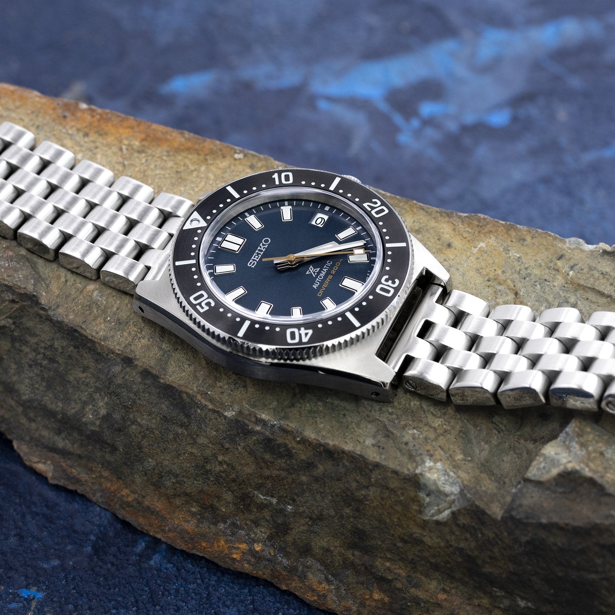 20mm or 22mm or 24mm Brushed Watch Band Straight End, Super Engineer I 316L Stainless Steel - Image 4