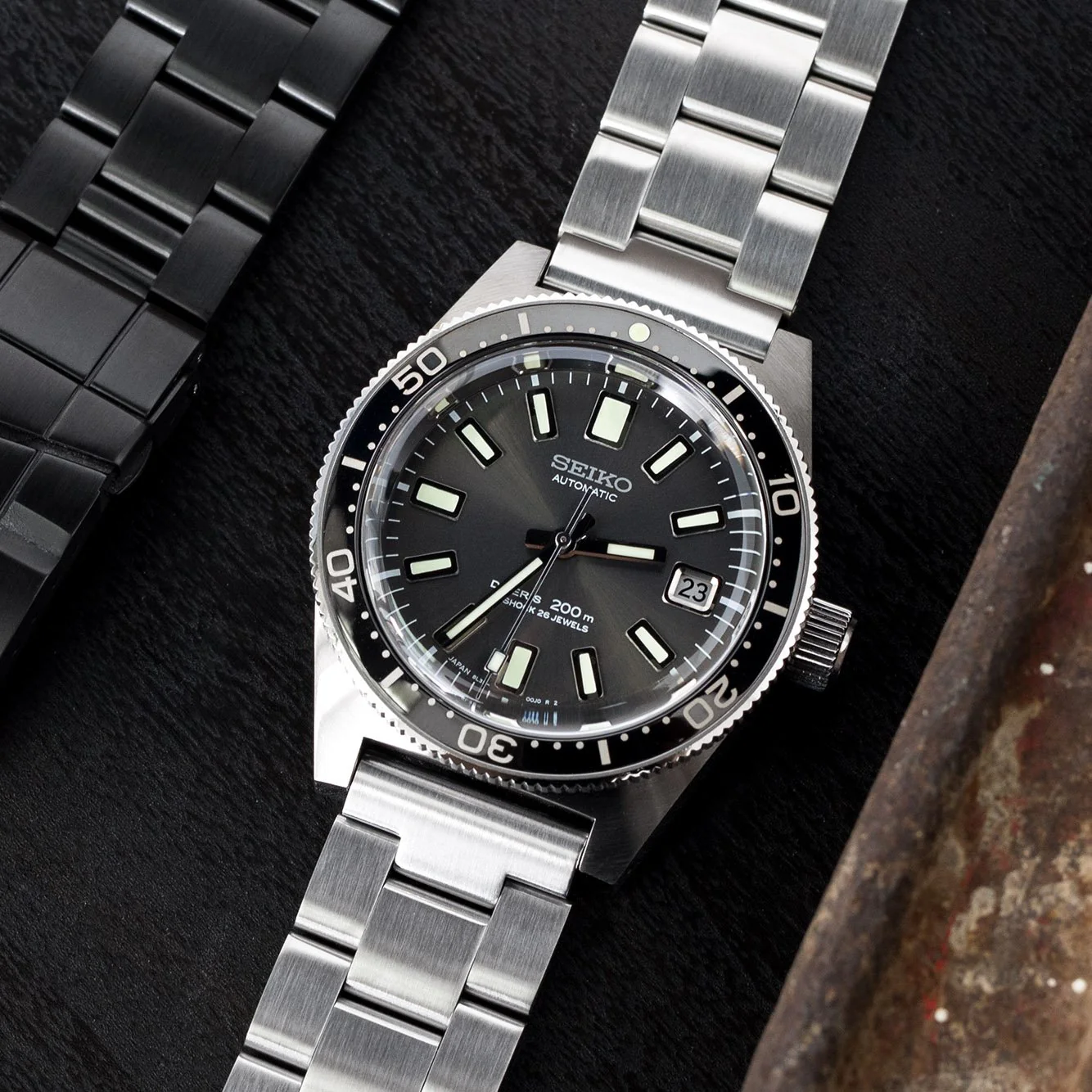 Super-O Boyer 19mm 20mm 21mm Stainless Steel Straight End Bracelet - Image 3