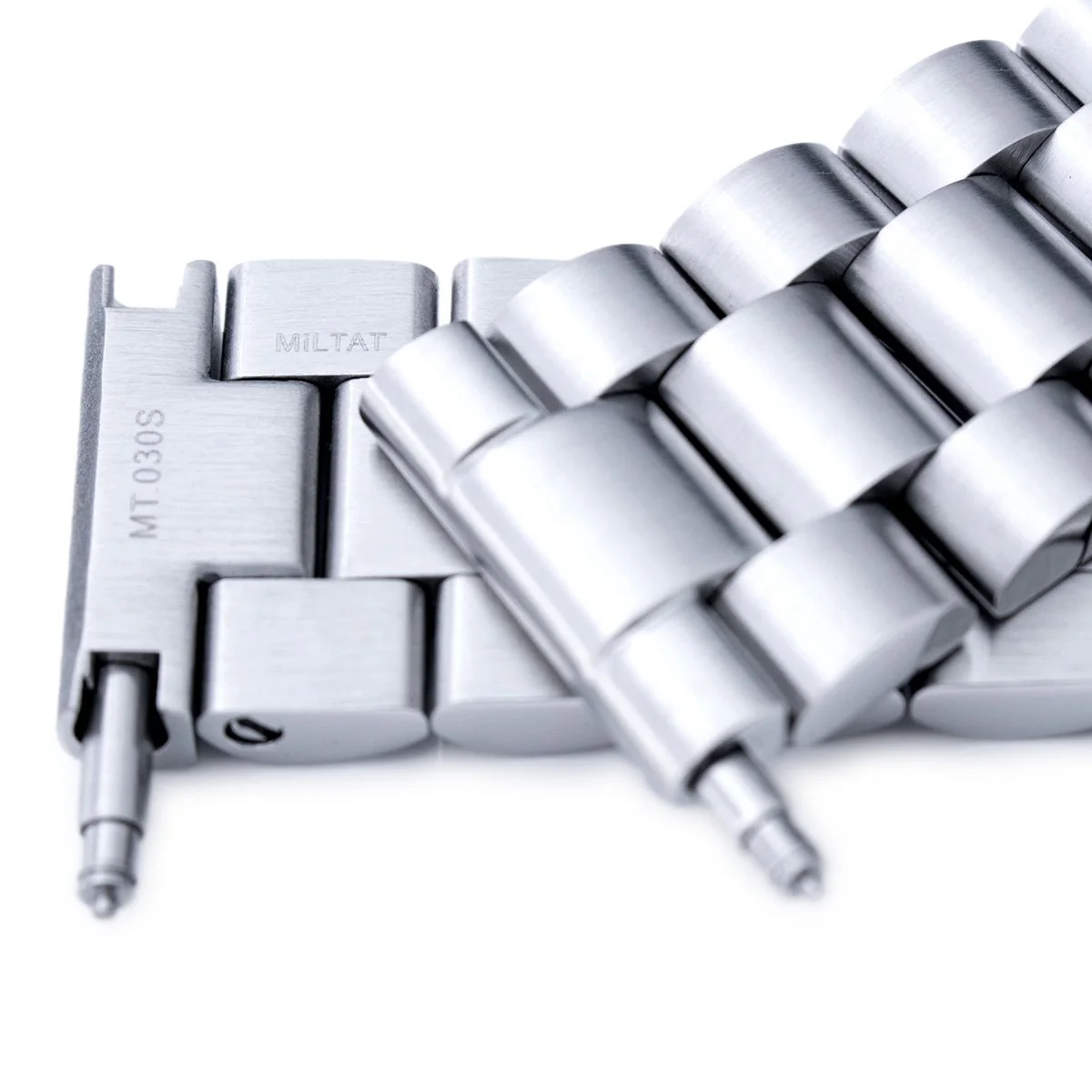 20mm Endmill Solid Watch Band Straight End, 316L Stainless Steel - Image 5