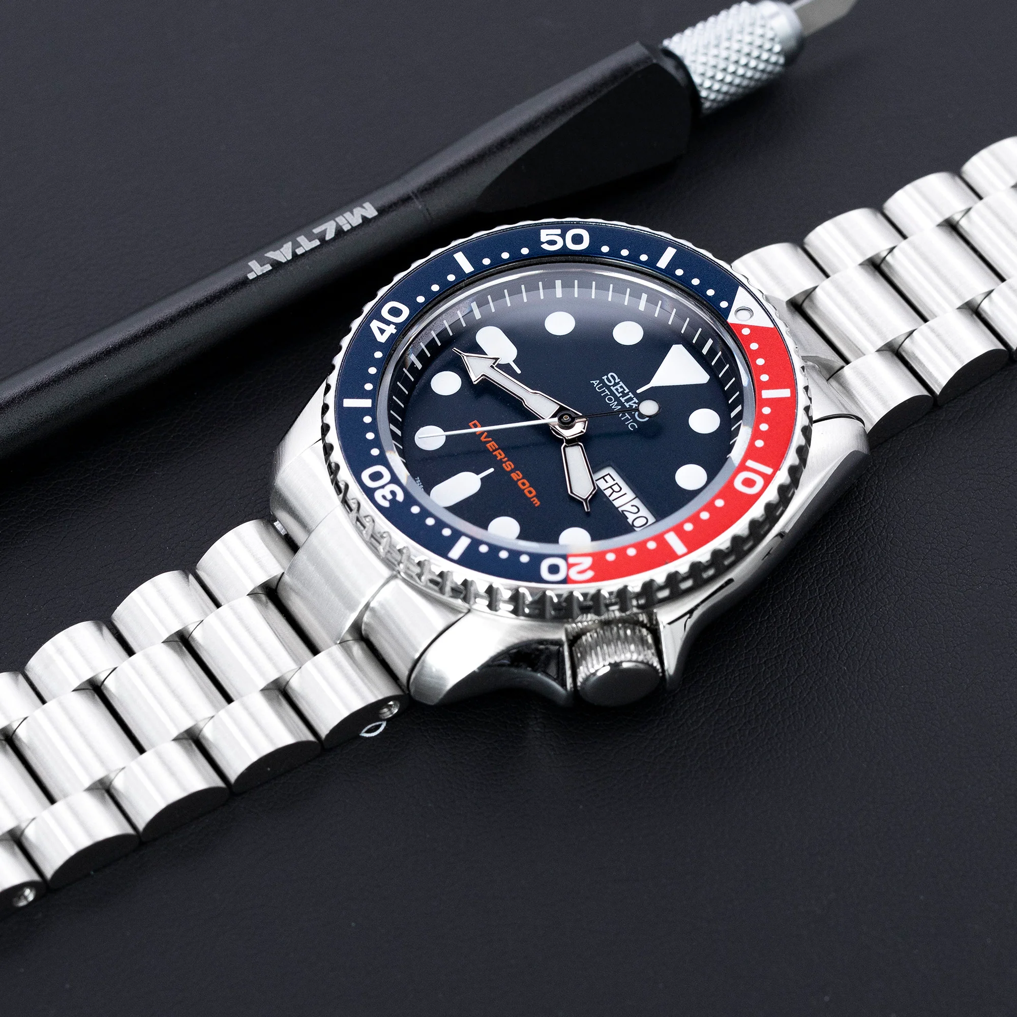 Endmill 22mm Stainless Steel Bracelet for Seiko SKX007 SKX009 SKX011 - Image 3