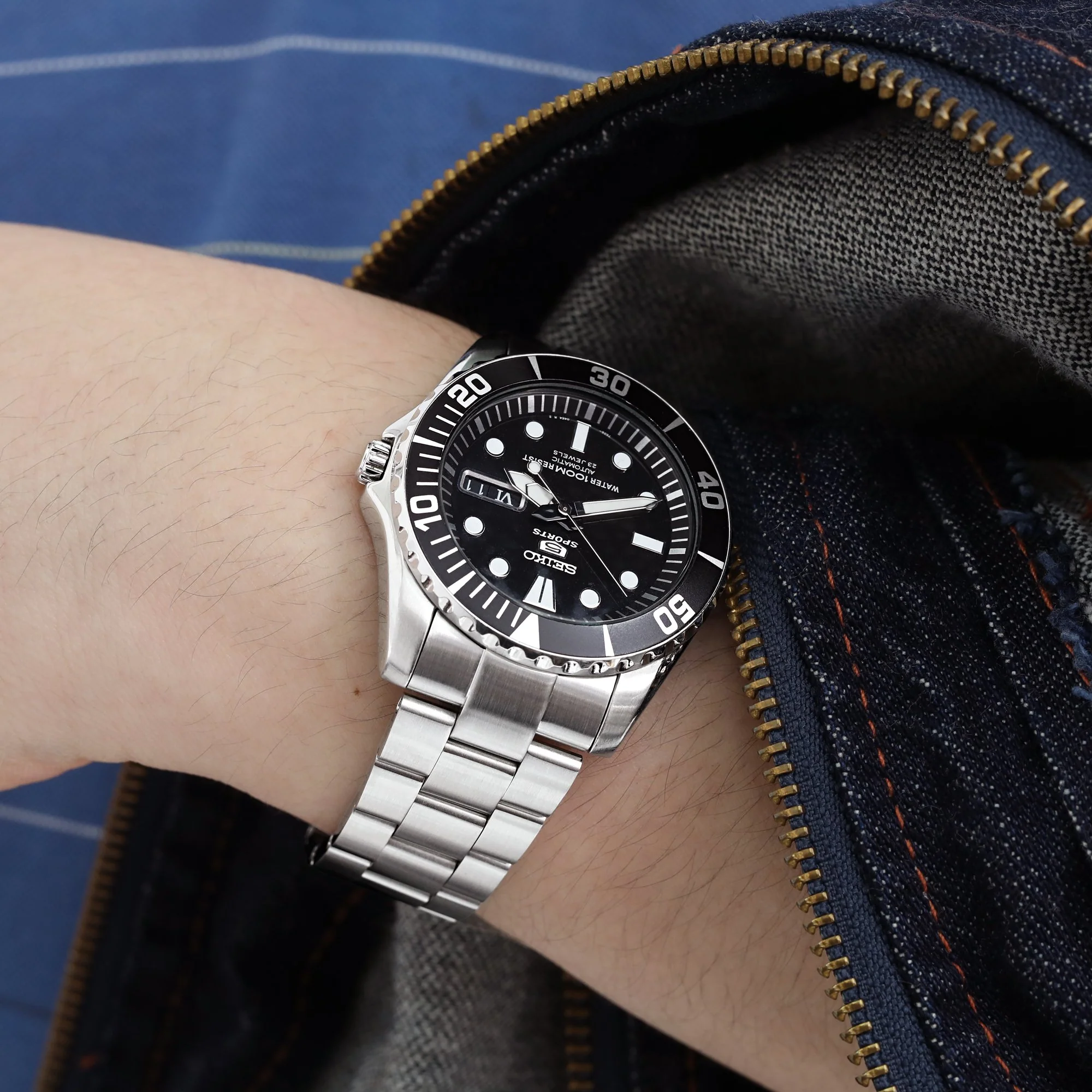Super-O Boyer 22mm Stainless Steel Bracelet for Seiko Sea Urchin SNZF17 SNZF15 - Image 3