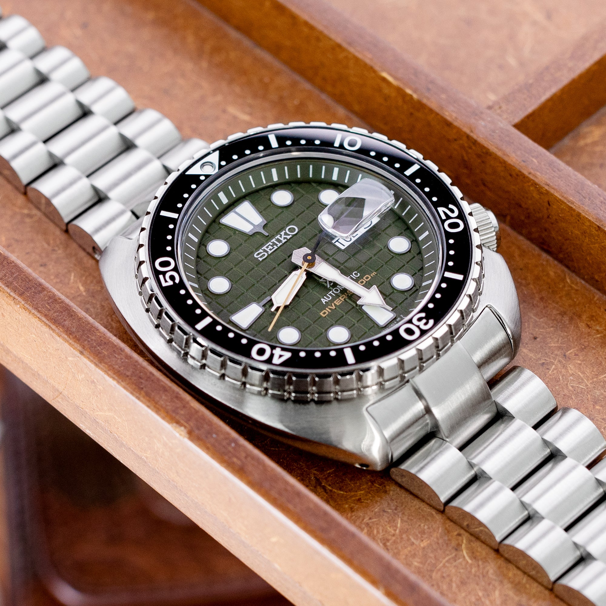 Endmill 22mm Stainless Steel Bracelet for Seiko Turtle SRP777 SRP775 SRPA21 - Image 3