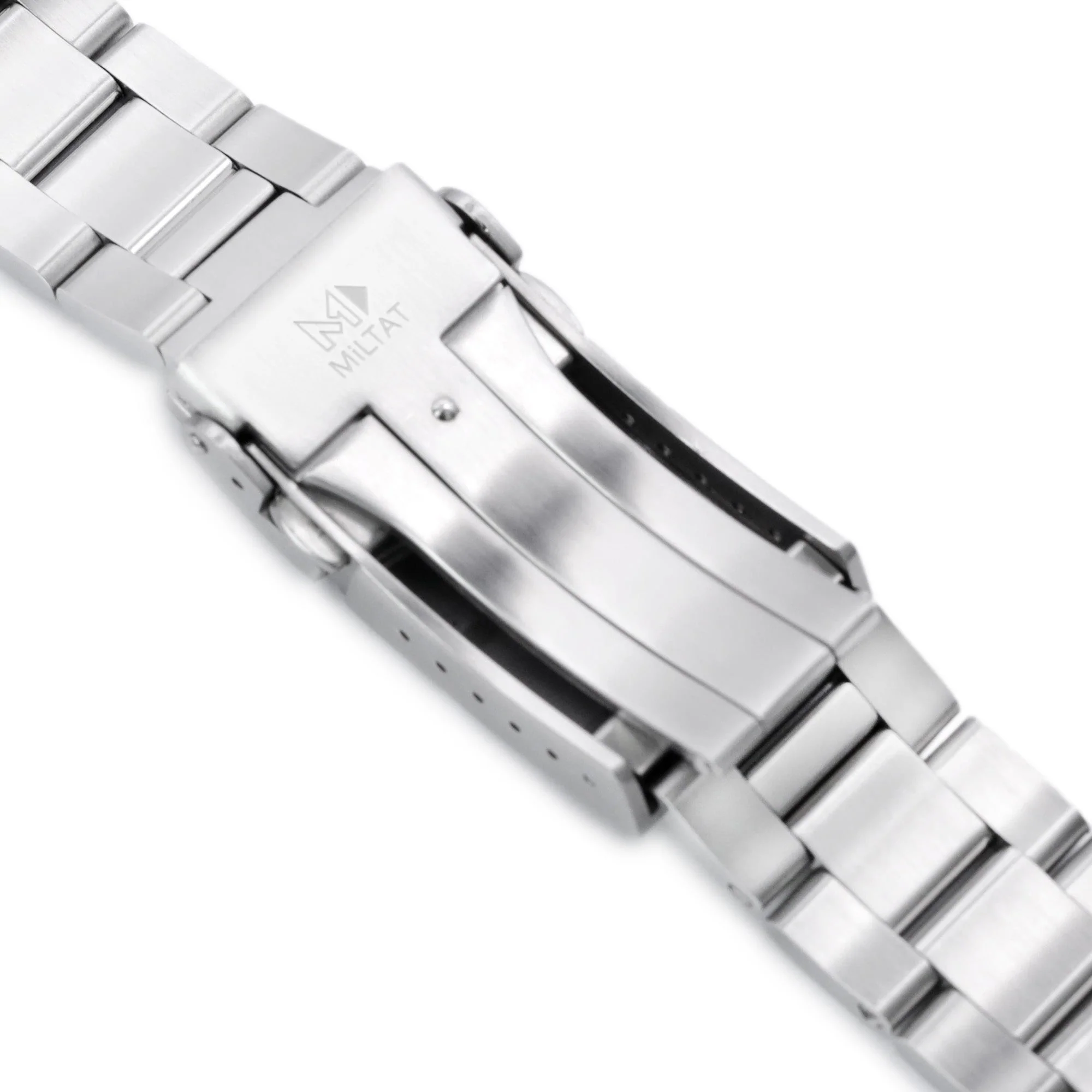 22mm Super-O Boyer Watch Band for Seiko New Turtles SRP777 SRP775 SRPA21 (PADI), Stainless Steel - Brushed, SUB Diver Clasp - Image 6