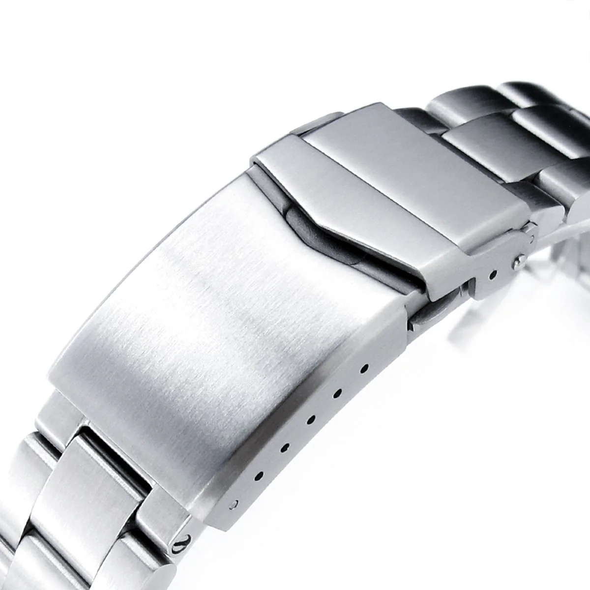 Super-O Boyer 19mm 20mm Stainless Steel Straight End Bracelet - Image 3