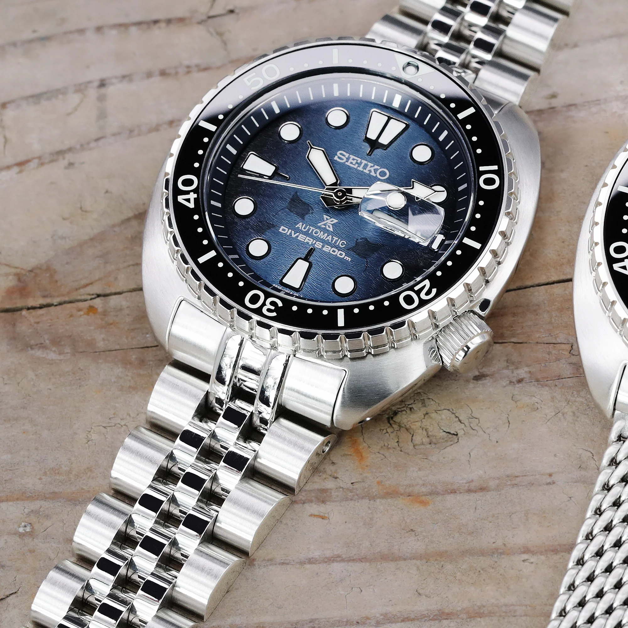 Angus-J Louis 22mm Stainless Steel Bracelet for Seiko Turtle SRP777 SRP775 SRPA21 - Image 4
