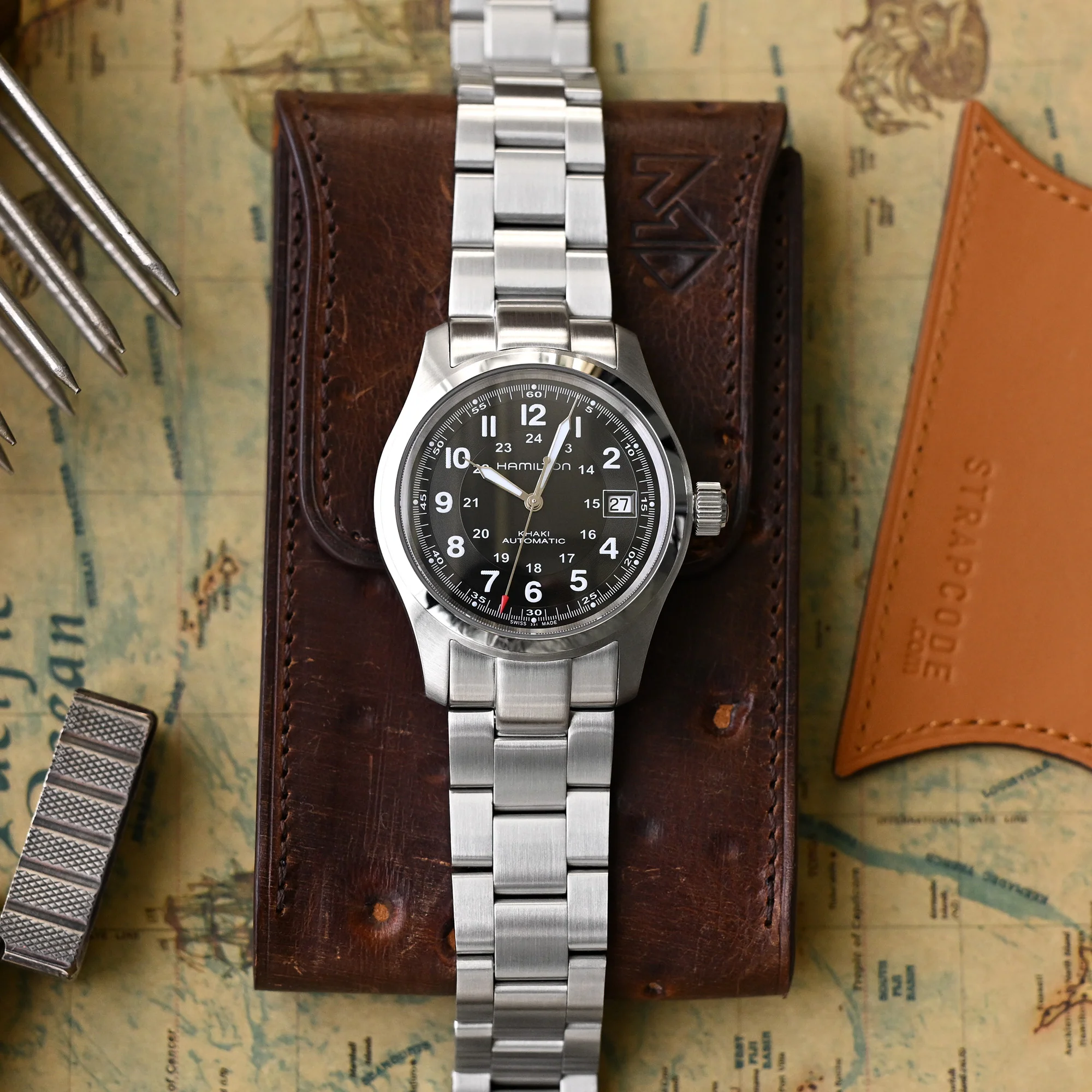 Super-O Boyer 20mm Stainless Steel Bracelet for Seiko Alpinist SARB017 SPB155 - Image 5
