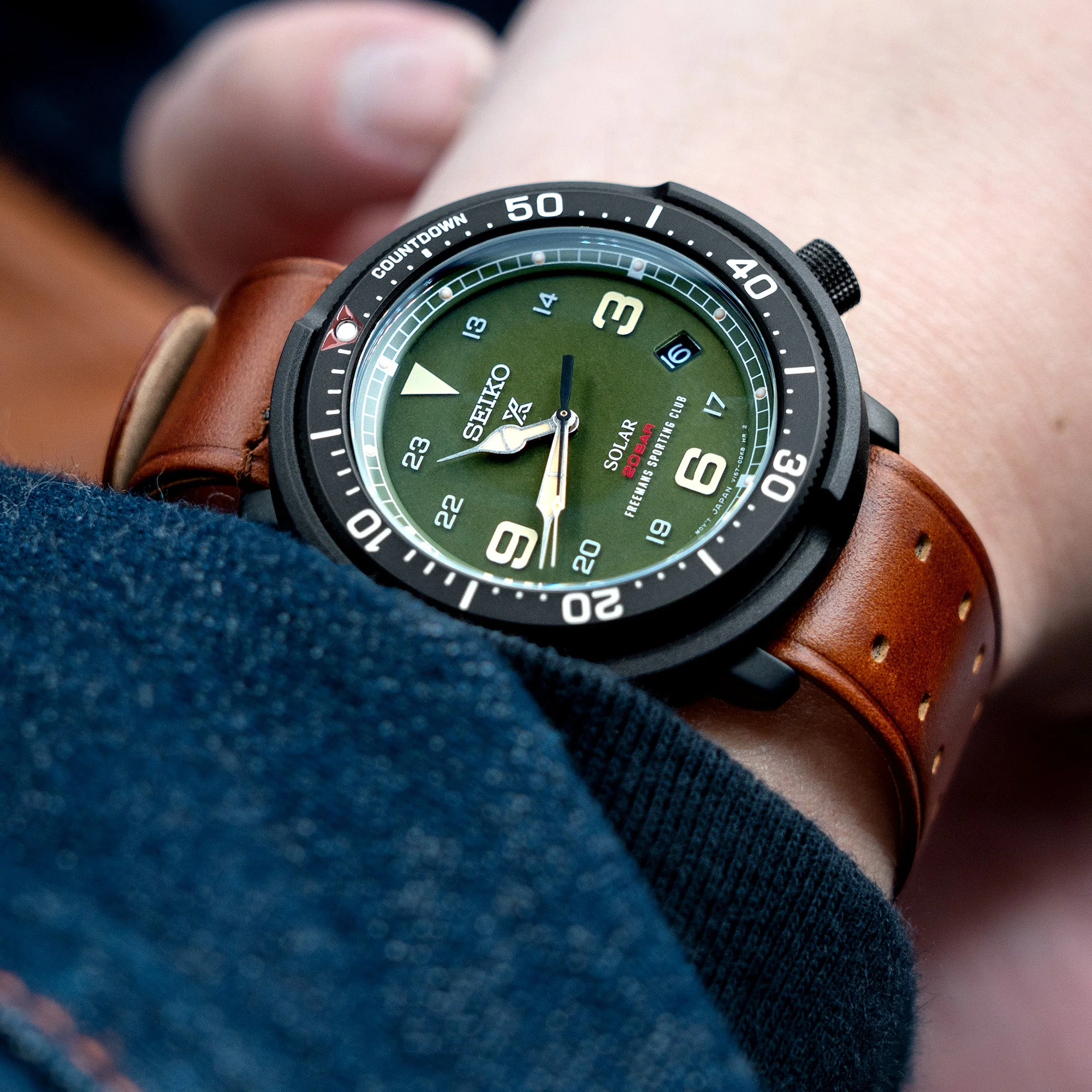 THE M-1907 Russet Brown Leather Watch Band by HAVESTON Straps - Image 3