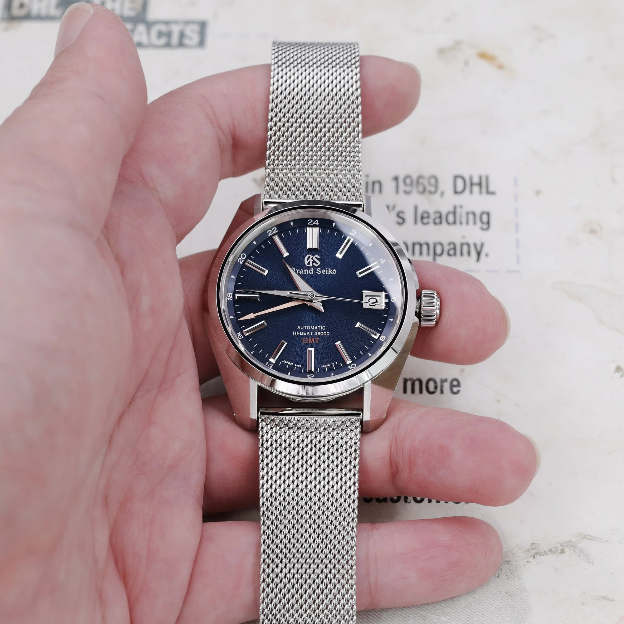 Superfine Quick Release Polished Mesh Watch Band 18mm 22mm - Image 6