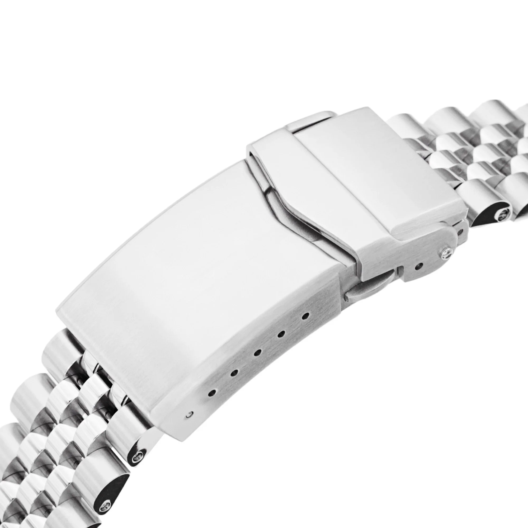 Super-JUB II 18mm 19mm 20mm Stainless Steel Straight End Bracelet - Image 6